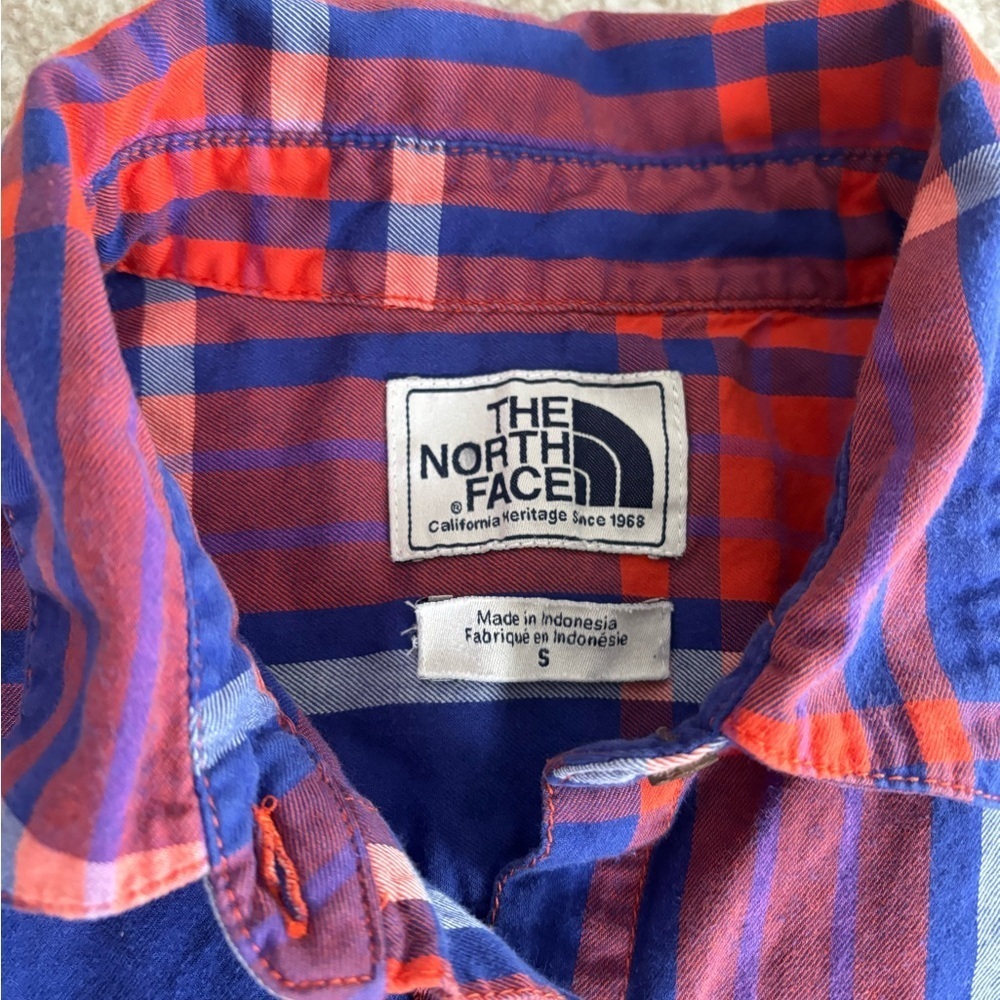 The North Face Women's Vibrant Plaid Shirt Small - Picture 3 of 7